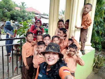 Kunjungan Sekolah di Geowisata Merangin